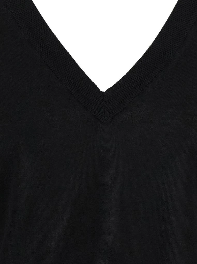 MAURO GRIFONI Mauro Grifoni V Neck Cropped Sweater 3