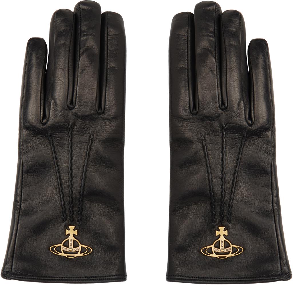 Vivienne Westwood Black Classic Gloves