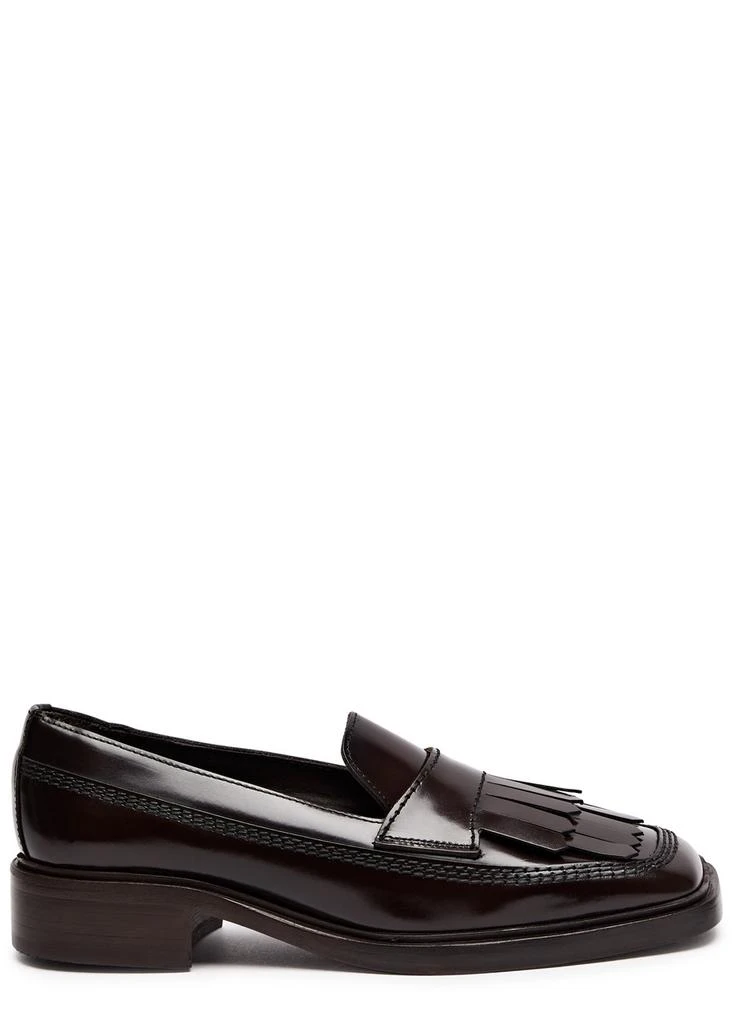 Hereu Aina 40 glossed leather loafers 1