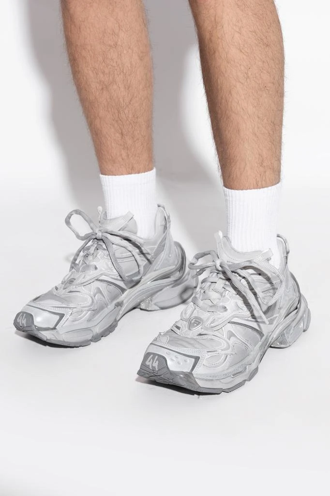 Balenciaga Grey Sock-Style Athletic Sneakers Balenciaga | Shoes | Balenciaga Gray Sock Sneakers With  main image 3