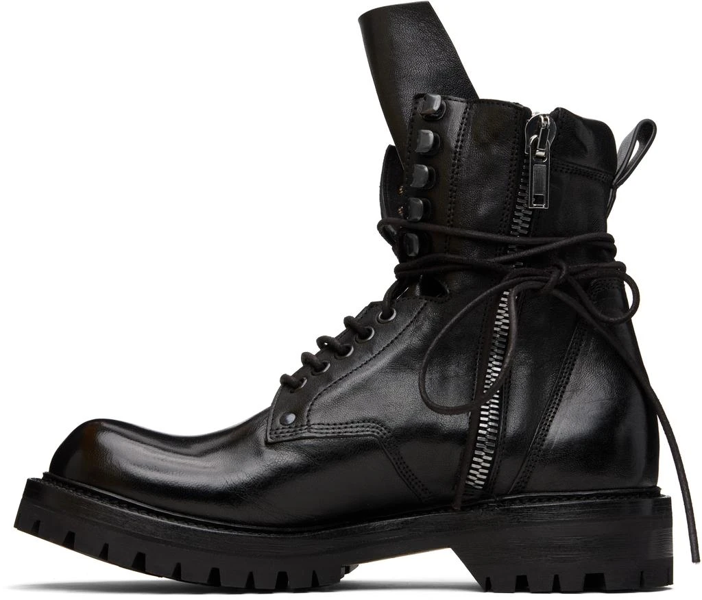 Rick Owens Black Concordians Army Low Boots 3