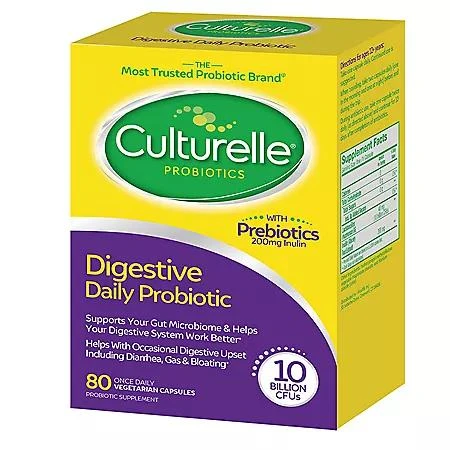 Culturelle Culturelle Digestive Daily Probiotics Capsules, 80 ct. 3