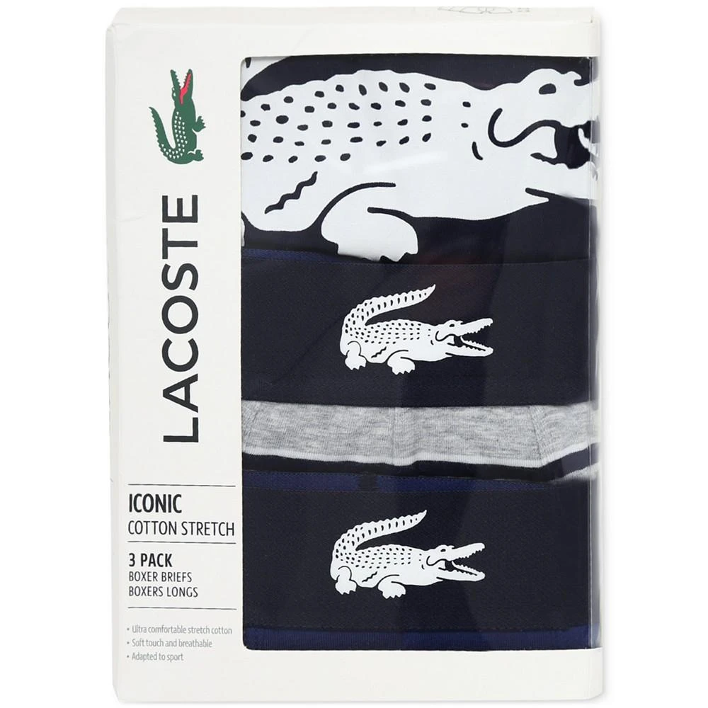 Lacoste Men's Casual Stretch Boxer Brief Set, 3 Pack 2