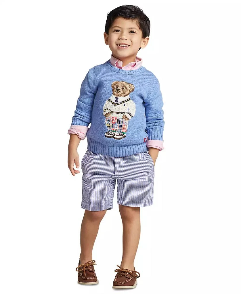 Ralph Lauren Toddler and Little Boys Stretch Seersucker Shorts 3