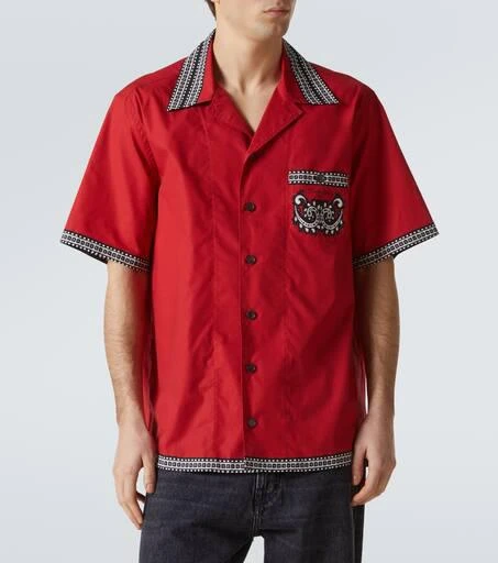 Dolce 
Gabbana Bandana cotton bowling shirt 3