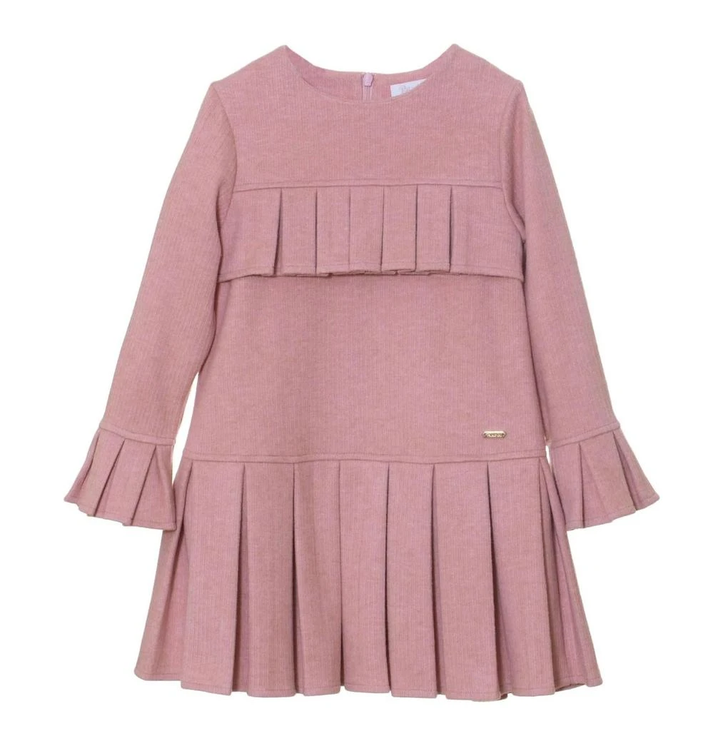 Patachou Girl's Knit Dress In Pink 1
