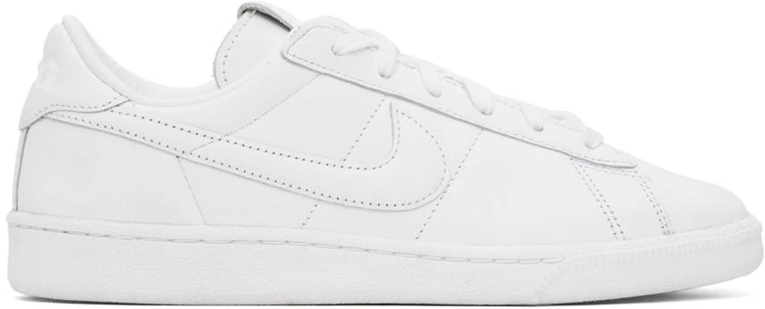 Black Comme des Garçons White Nike Edition Tennis Classic Sneakers 1