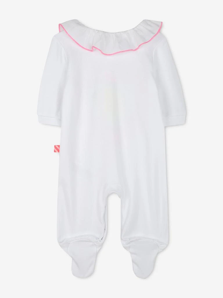 Billieblush Billieblush Baby Girls Heart Babygrow in White 2