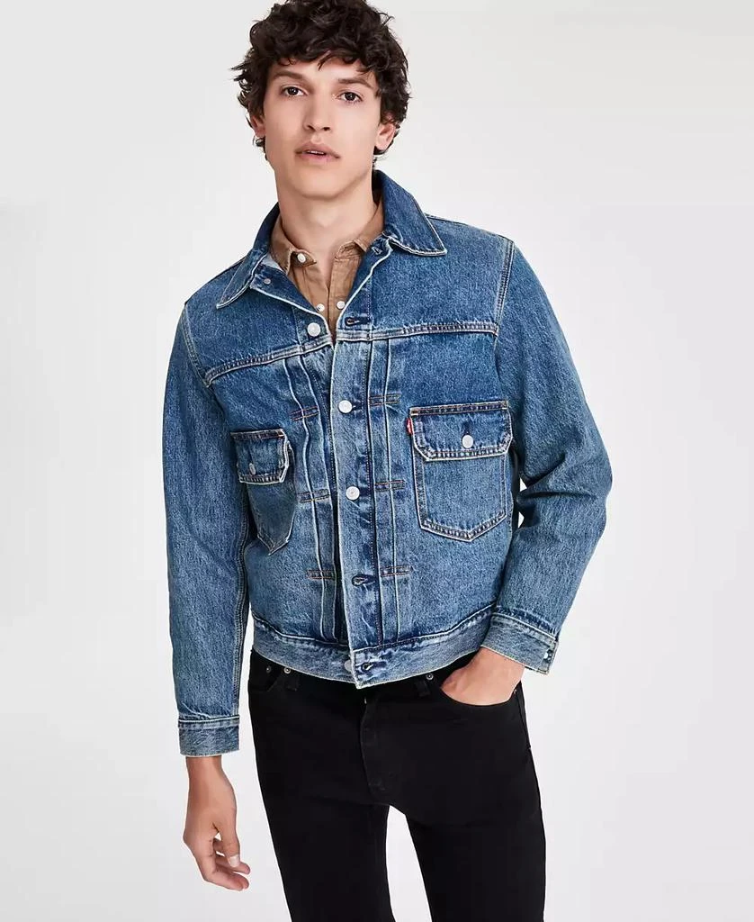 Levi's Men's Type 2 Relaxed-Fit Denim Trucker Jacket 3