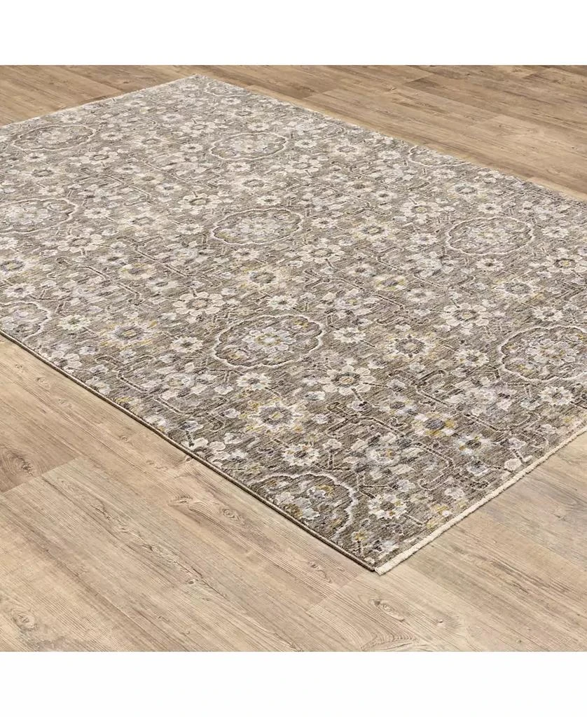 Oriental Weavers Maharaja 532D Gray and Tan 7'10" x 10'10" Area Rug 7