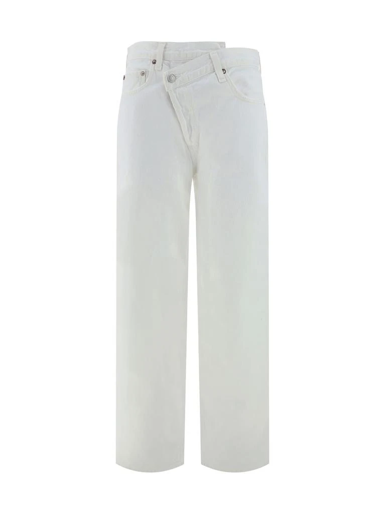 AGOLDE AGOLDE Criss-Cross Straight-Leg Jeans 1