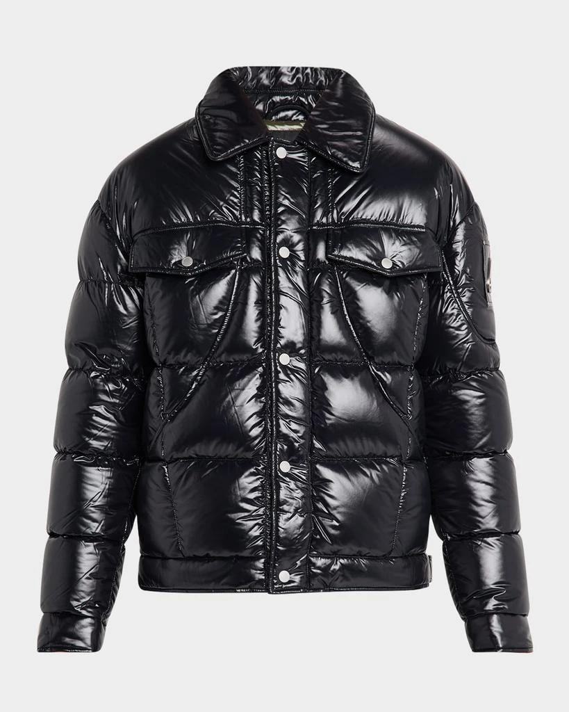 Moose Knuckles Men
s Briar Quilted Down Shirt Jacket