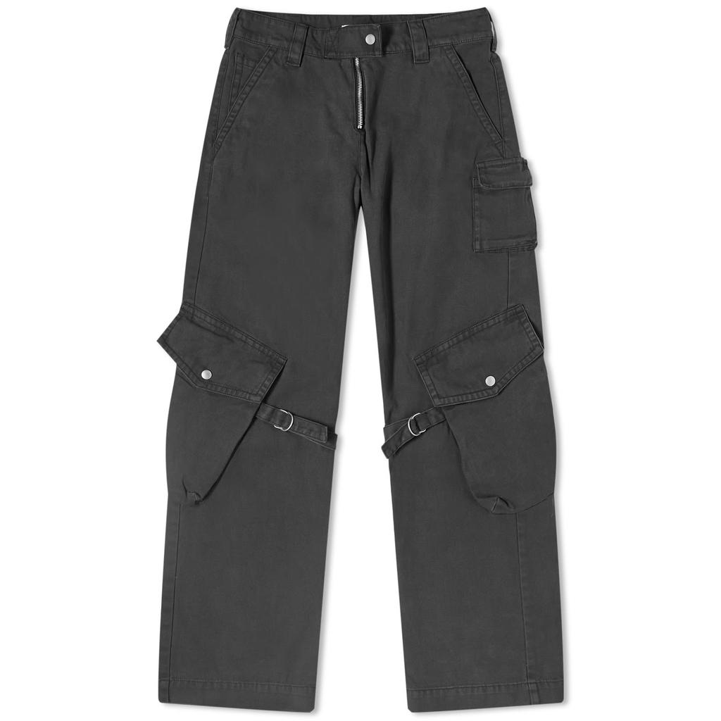 Shop Mid-rise cotton canvas cargo pants on Sale at Shop Mid-rise cotton canvas cargo pants on Sale at
