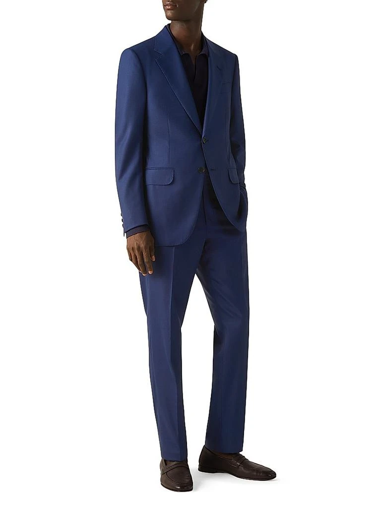 Zegna Checked Centoventimila Wool Suit