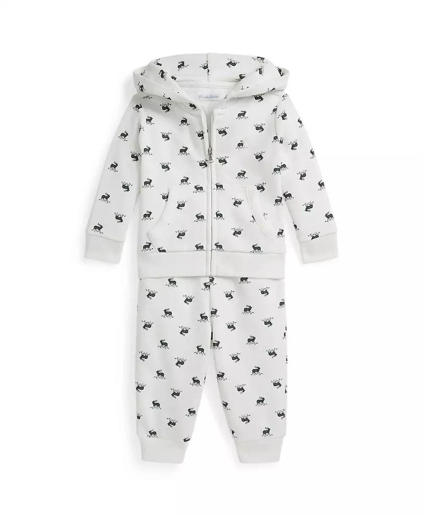 Ralph Lauren Baby Boys
Long Sleeve Hoodie and Pants, 2-Piece Set