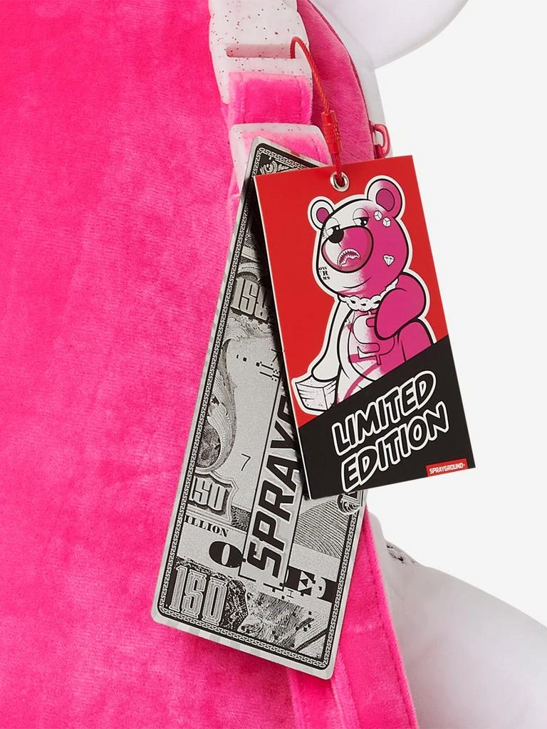 SprayGround Kids Vandal Teddy Bear Backpack in Pink (46cm) 6