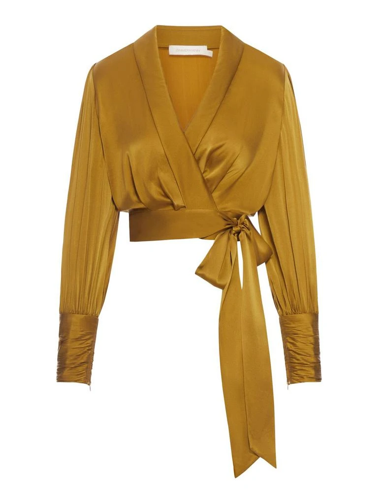 Zimmermann Zimmermann V-Neck Tied Top 1