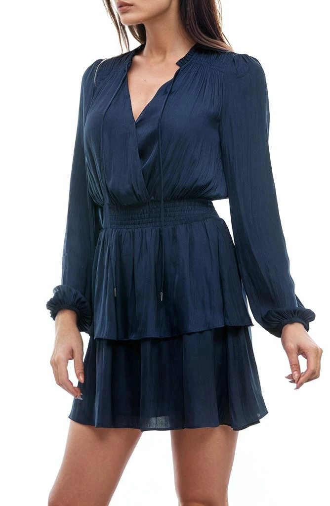 Socialite Long Sleeve Tiered Minidress 3