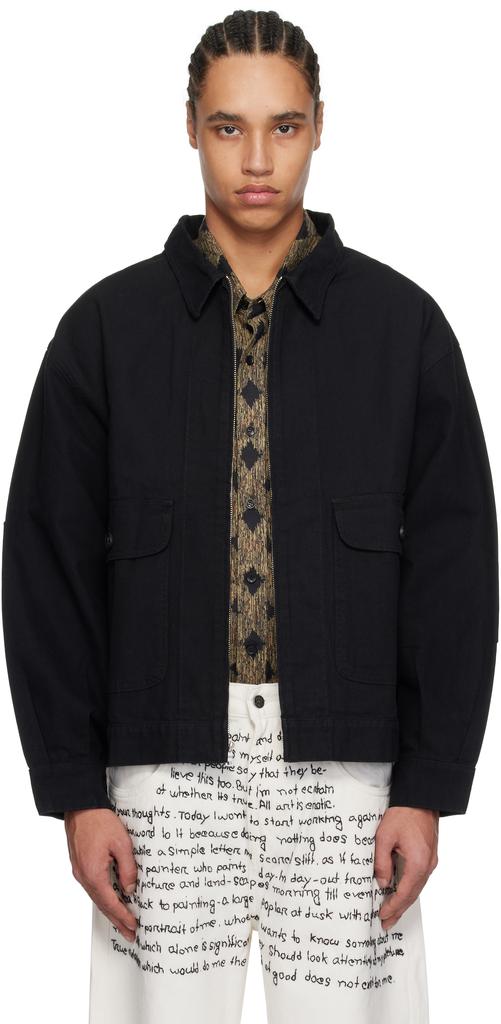 Glass Cypress Black Canvas Jacket