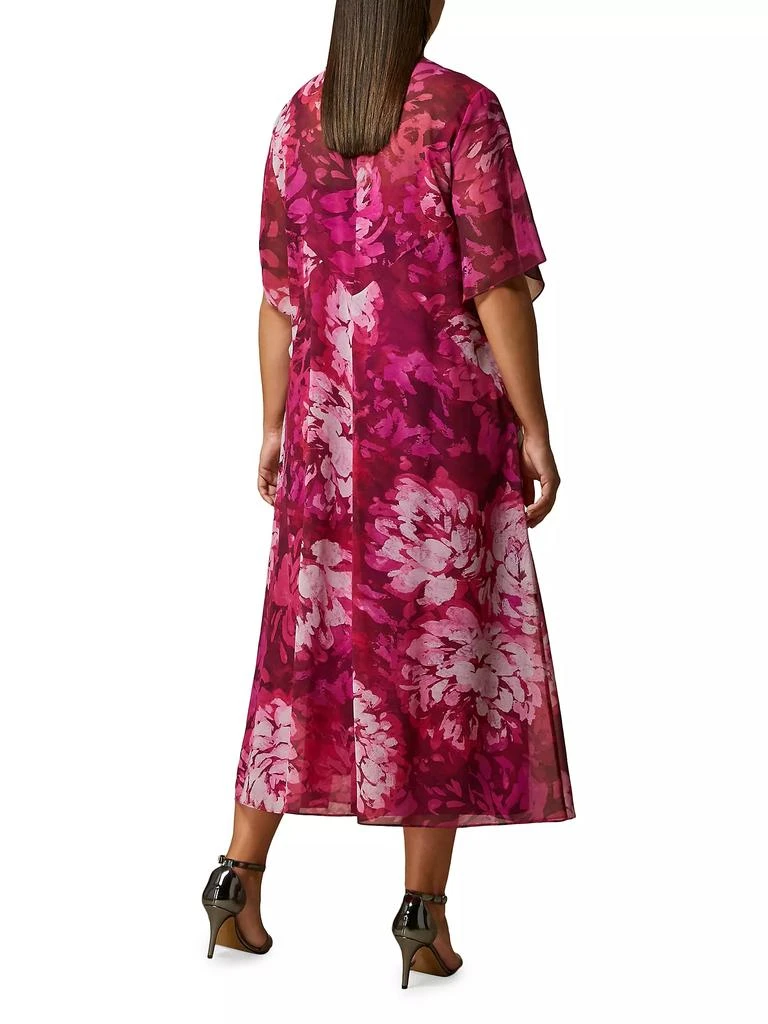 Marina Rinaldi Plus Zenith Silk Georgette Dress 3