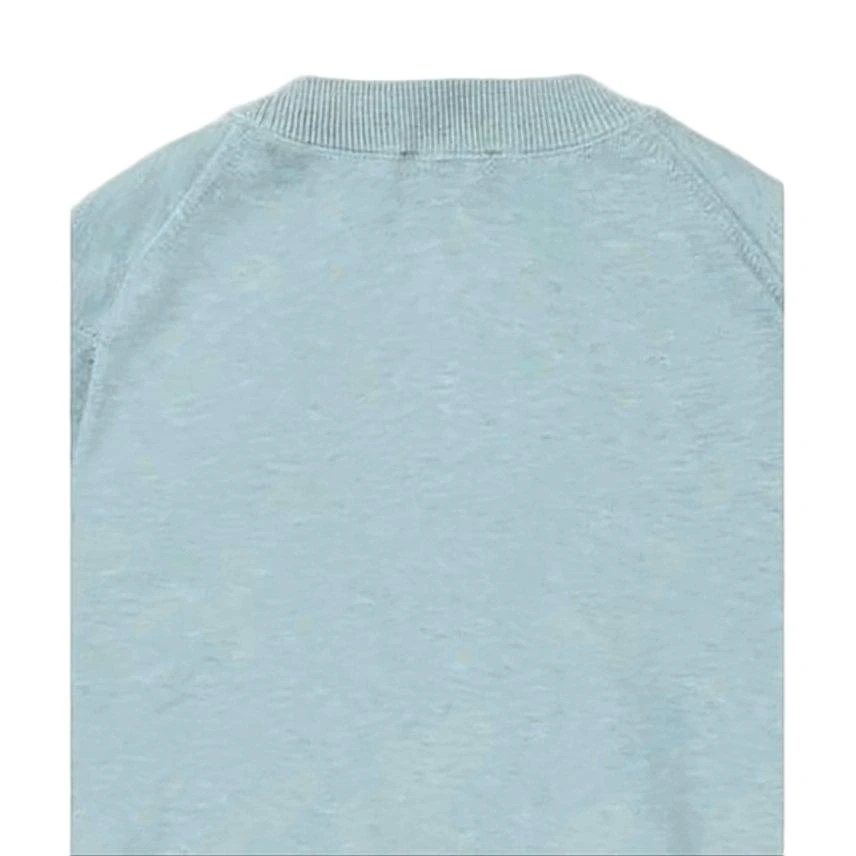 A.P.C. Light Blue Knit Cardigan with V-Neckline 4