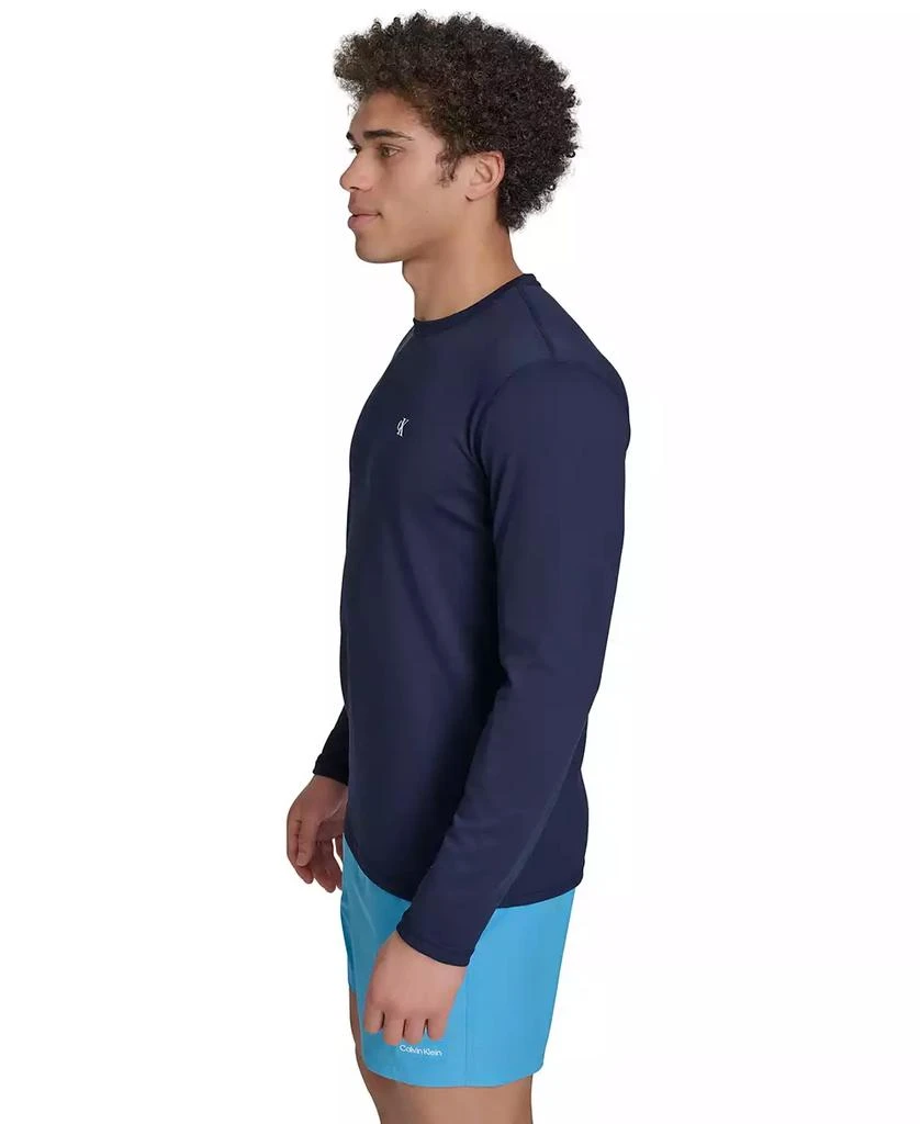 Calvin Klein Men's Monogram Long-Sleeve Swim Rash Guard 3