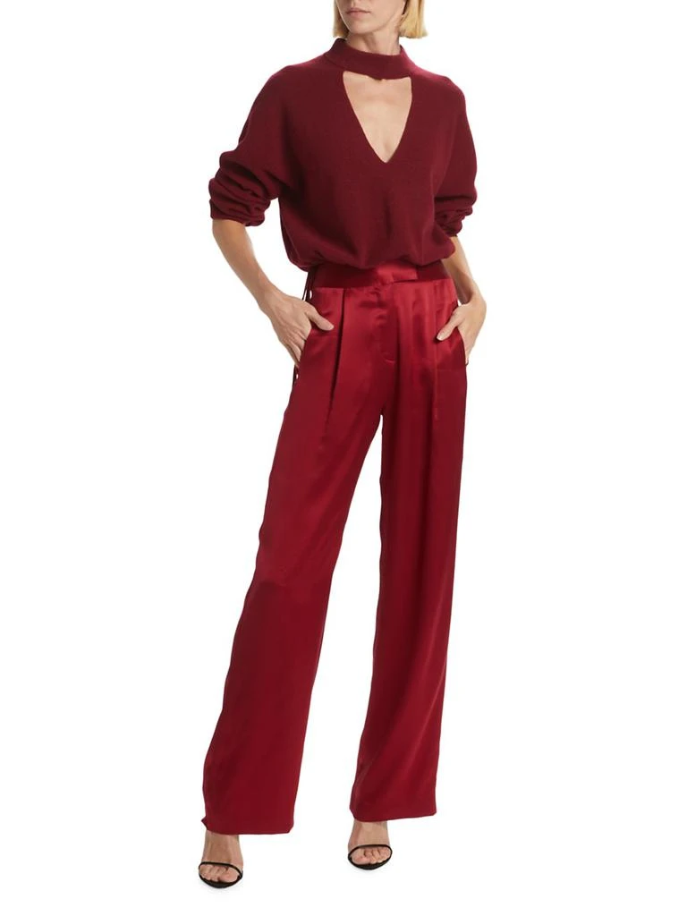 The Sei Wide-Leg Silk Trousers 2