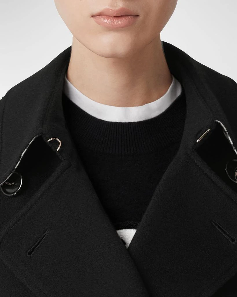 Burberry Kensington Cashmere Trench Coat 5