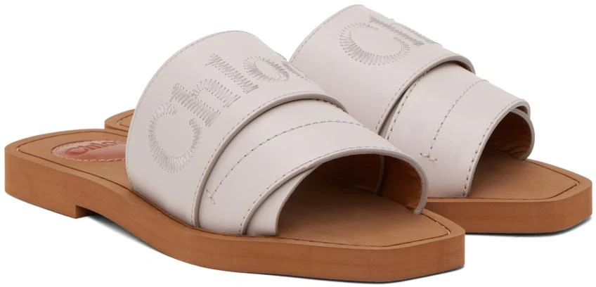 Chloé Gray Woody Mules 4