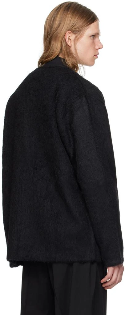 Our Legacy Black Shag Knit Cardigan 3