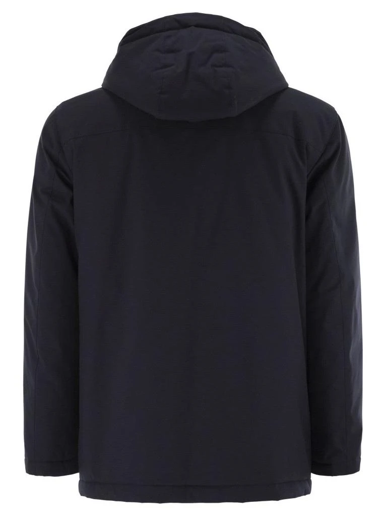 FAY Short Parka In Technical Gabardine 2