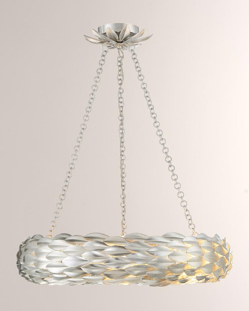 Crystorama Broche 6-Light Antique Chandelier