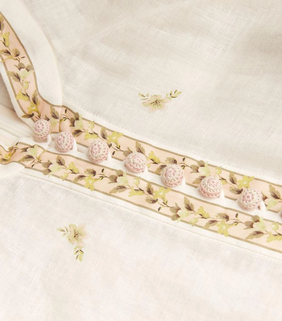 Zimmermann Floral-Print Linen Midi Dress 5