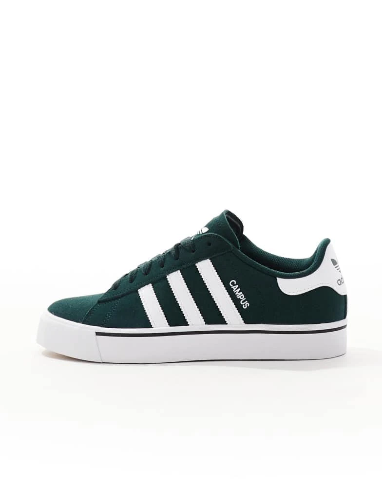 Adidas adidas Originals Campus Vulc trainers in dark green 2