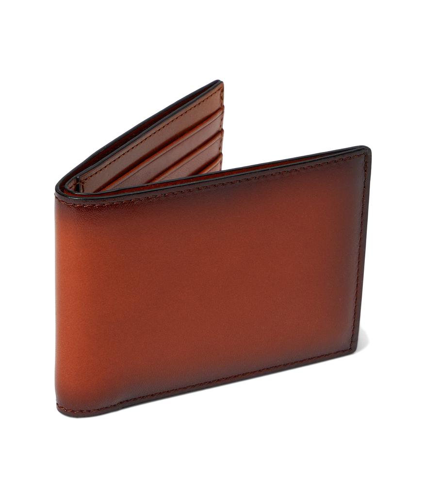 Bosca Hard Smoked with Burnishing Small Bifold Wallet