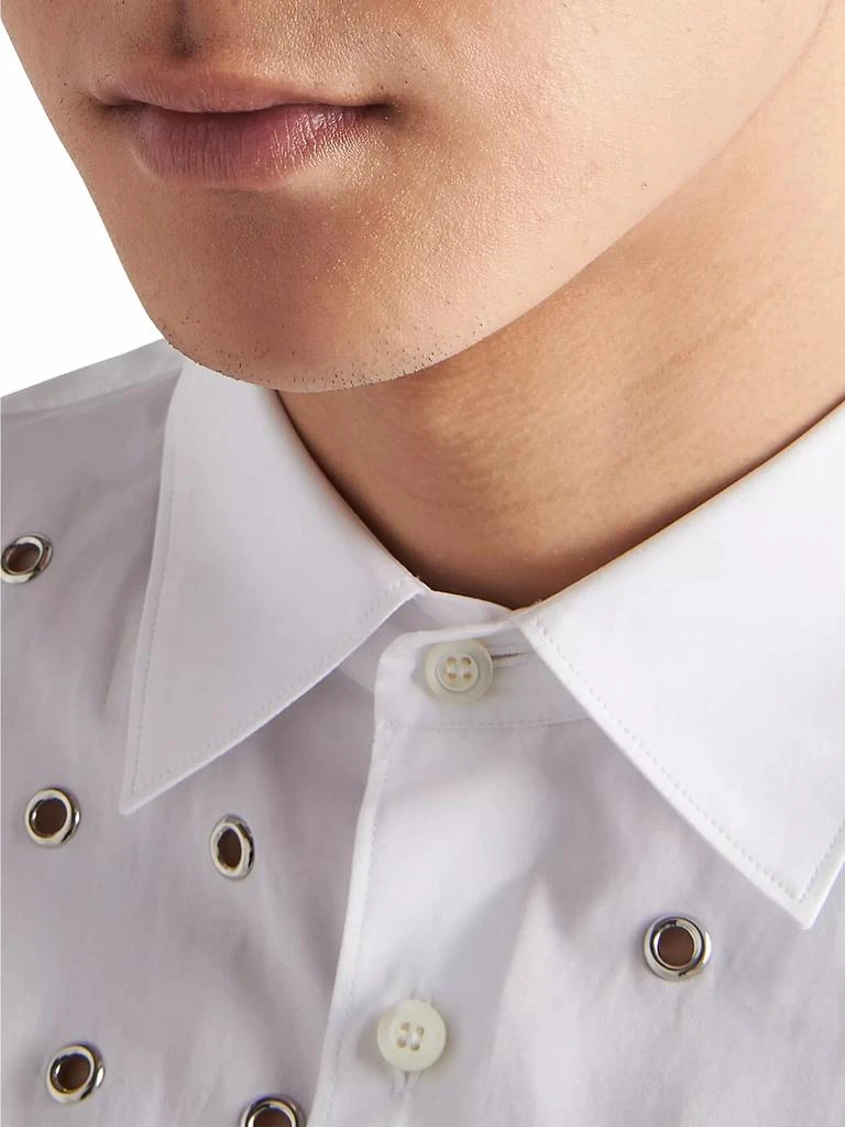 Prada Cotton Shirt with Grommets 3