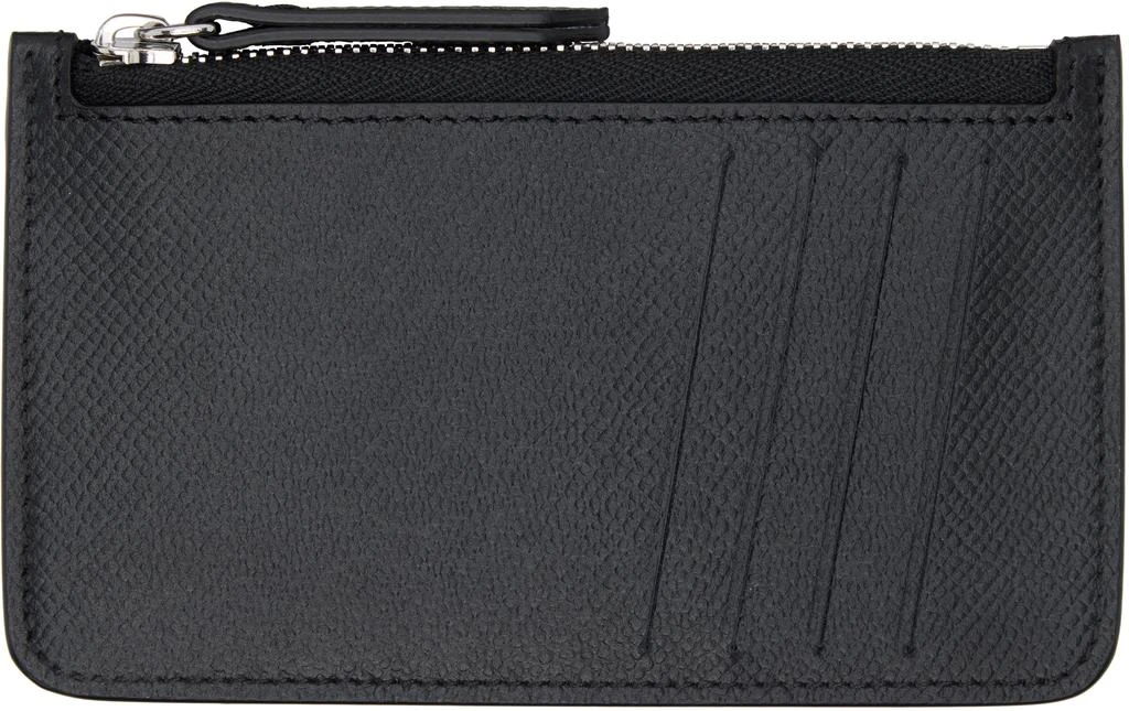 MAISON MARGIELA Black Four Stitches Card Holder 2