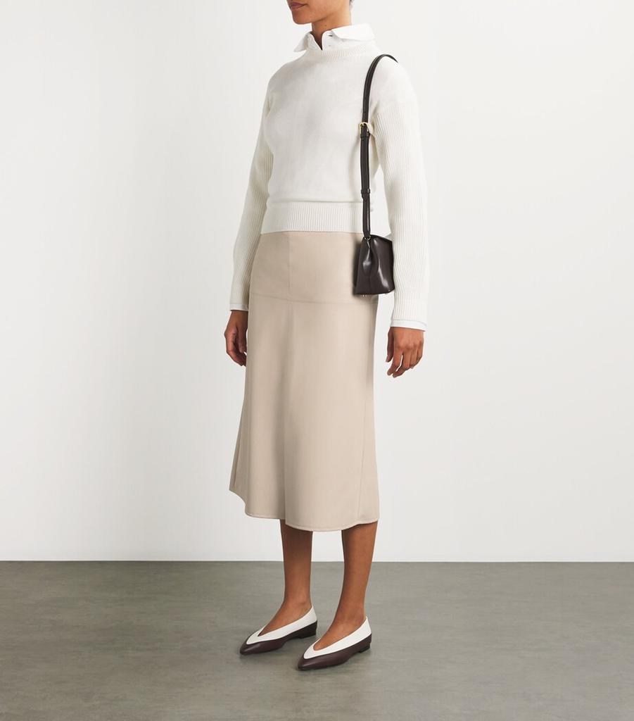■Max Mara■Leisure Scilli コーティング ジャージー スカート Max Mara Leisure◇SCILLI◇コーティングジャージースカート
