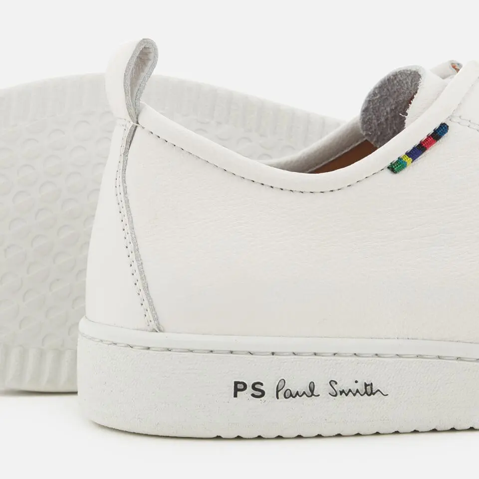 Paul Smith PS PAUL SMITH MEN'S MIYATA LEATHER LOW-TOP TRAINERS 4
