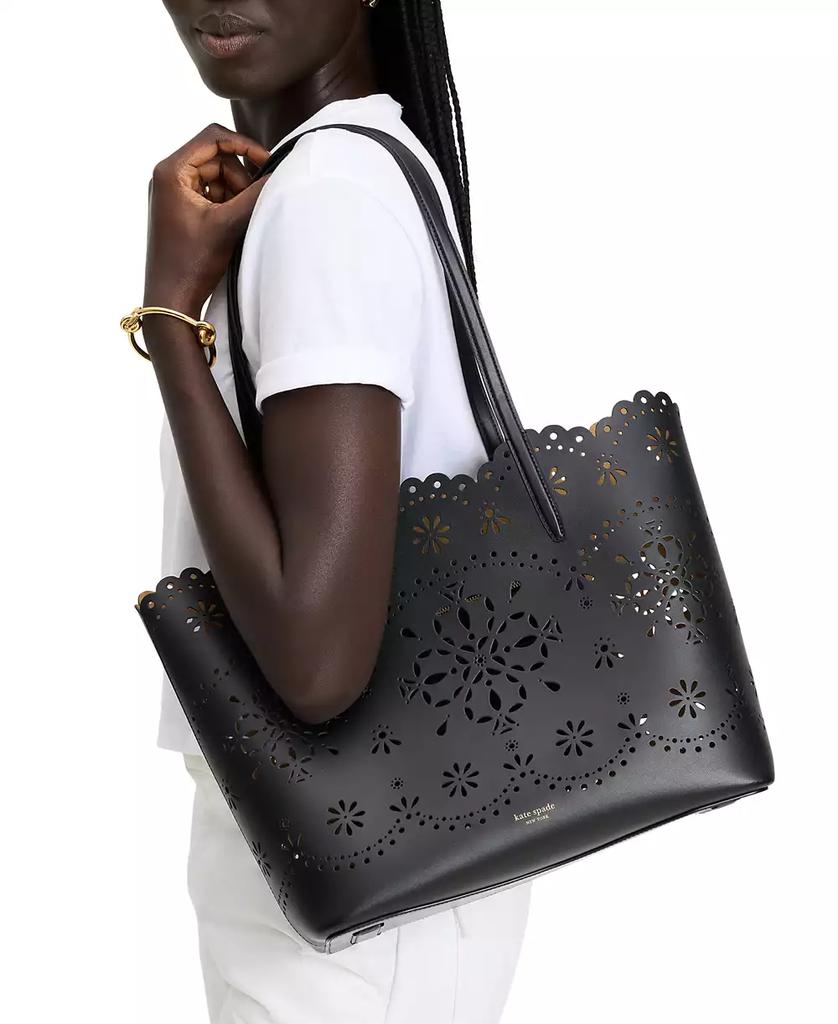 Kate Spade Do It All Perforated Leather Tote Bag