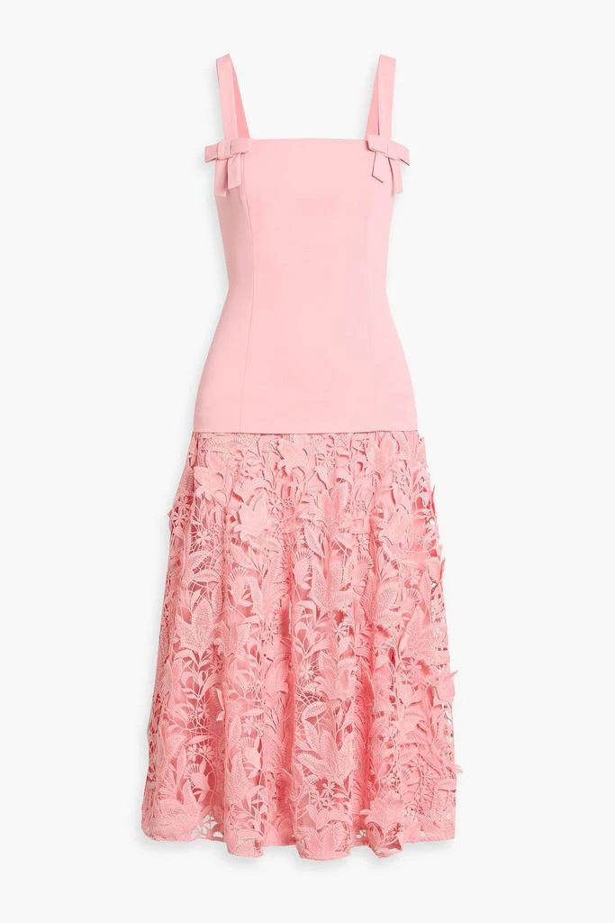 boden rhiannon lace dress Kate Puff Sleeve Lace Dress-Black main image 0