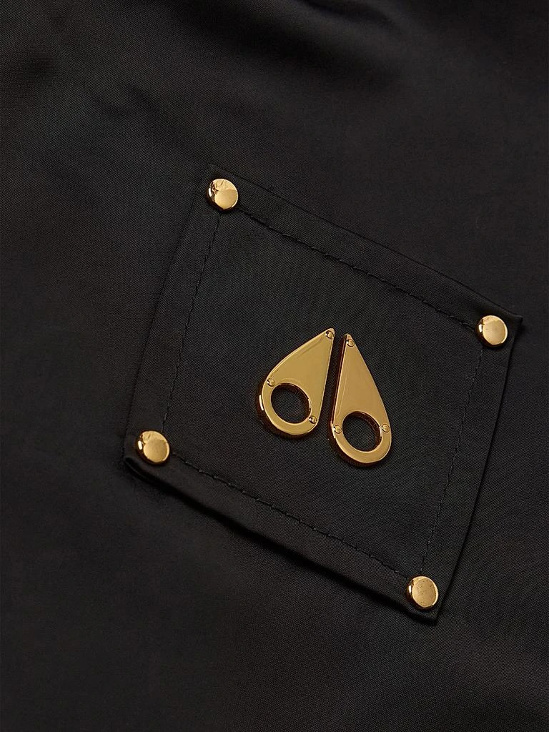 Moose Knuckles Debbie Bunny Satin Bomber Jacket 8