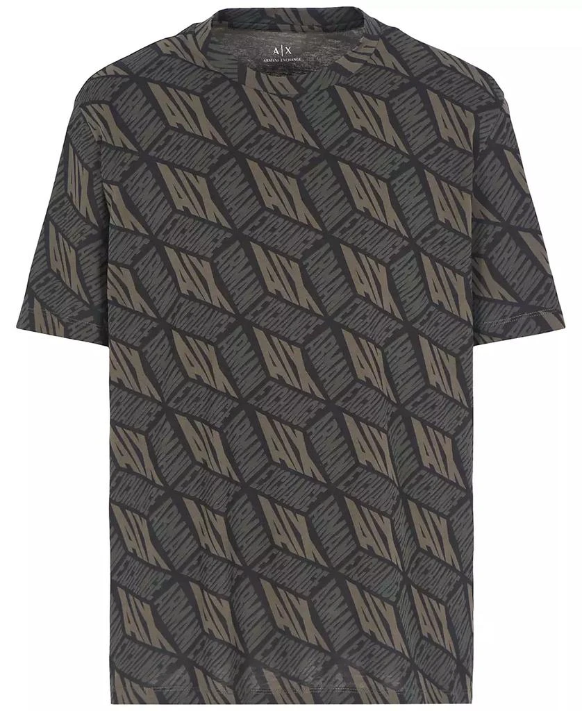 Armani Exchange Men's Short Sleeve Crewneck 3D Graphic T-Shirt 9