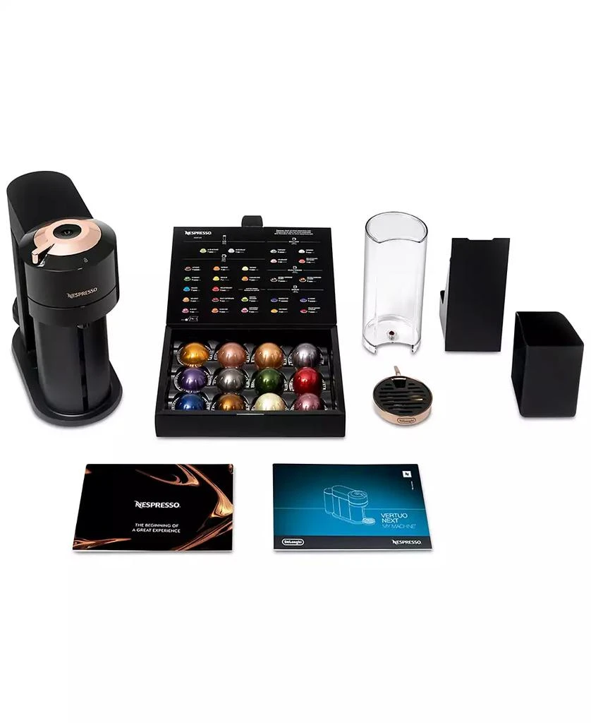 Nespresso Vertuo Next Premium Coffee and Espresso Machine by De'Longhi in Black Rose Gold 7