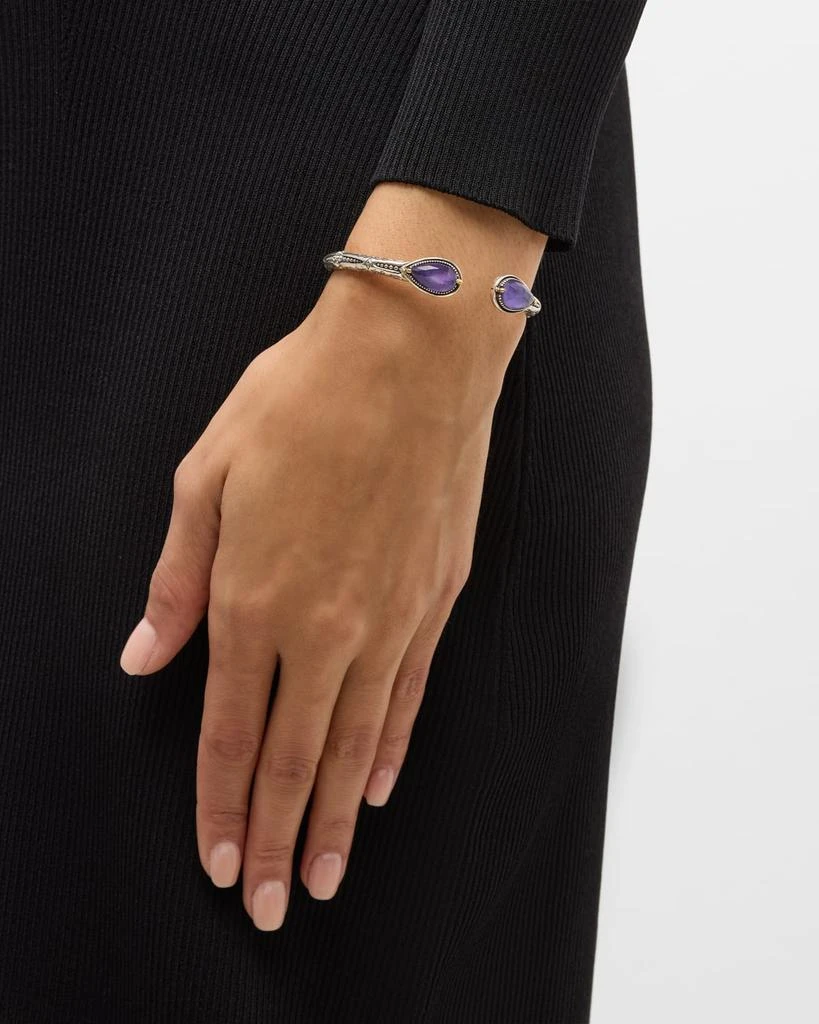 Konstantino Gen K 2 Silver and 18K Gold Rock Crystal Bracelet 2