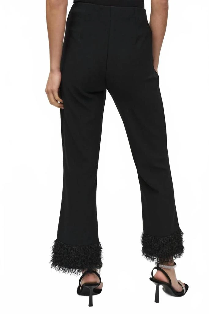 JOSEPH RIBKOFF Novelty Flare Pants In Black 2