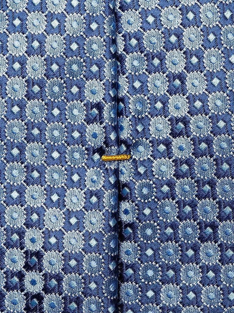 Eton Circle Pattern Silk Tie 4