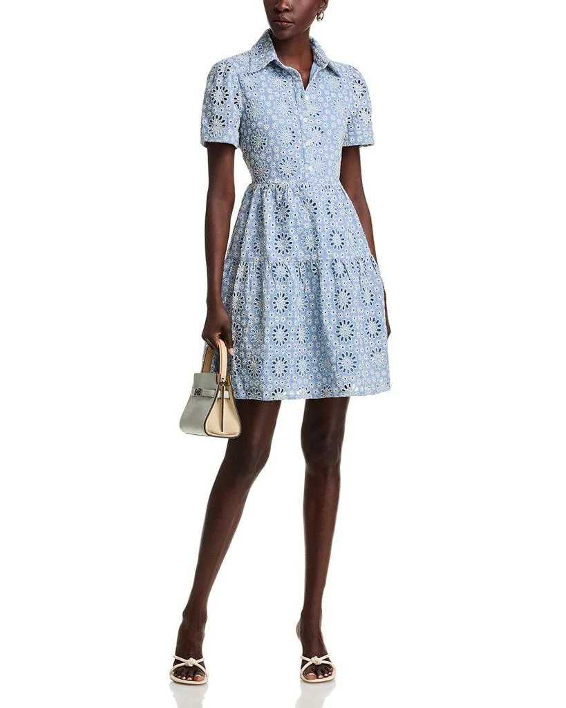 Gracia Eyelet Short Sleeve Dress 3