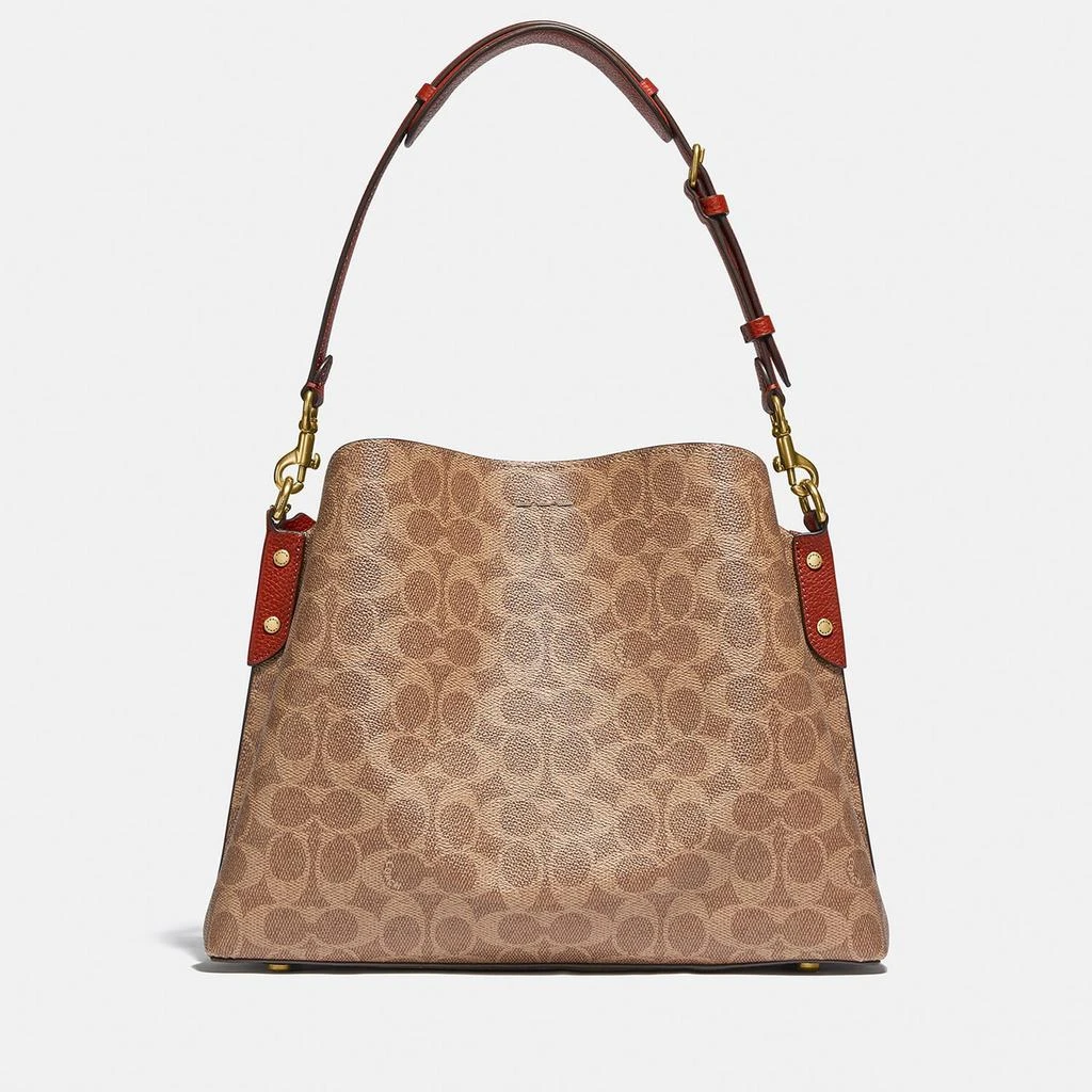Coach Coach Willow Signature Canvas and Leather Shoulder Bag 3