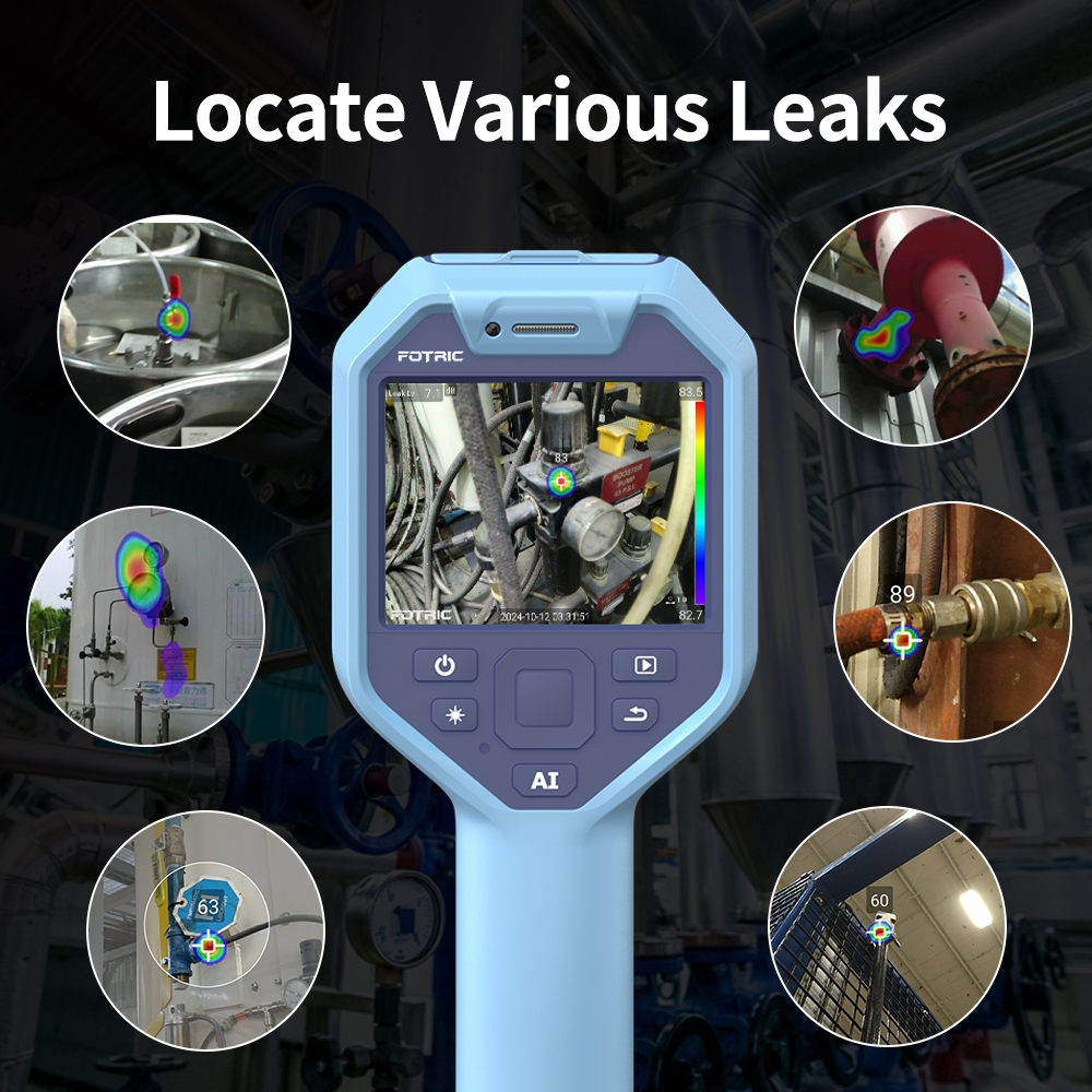 FOTRIC FOTRIC TD2 Acoustic Imager,64 MEMS Digital Microphones,Industrial Acoustic Imaging Camera,Compressed Air Leak Detection,66°×52°FOV,13 Megapixel,2~100kHz Frequency Range, 3.5" Touch Screen